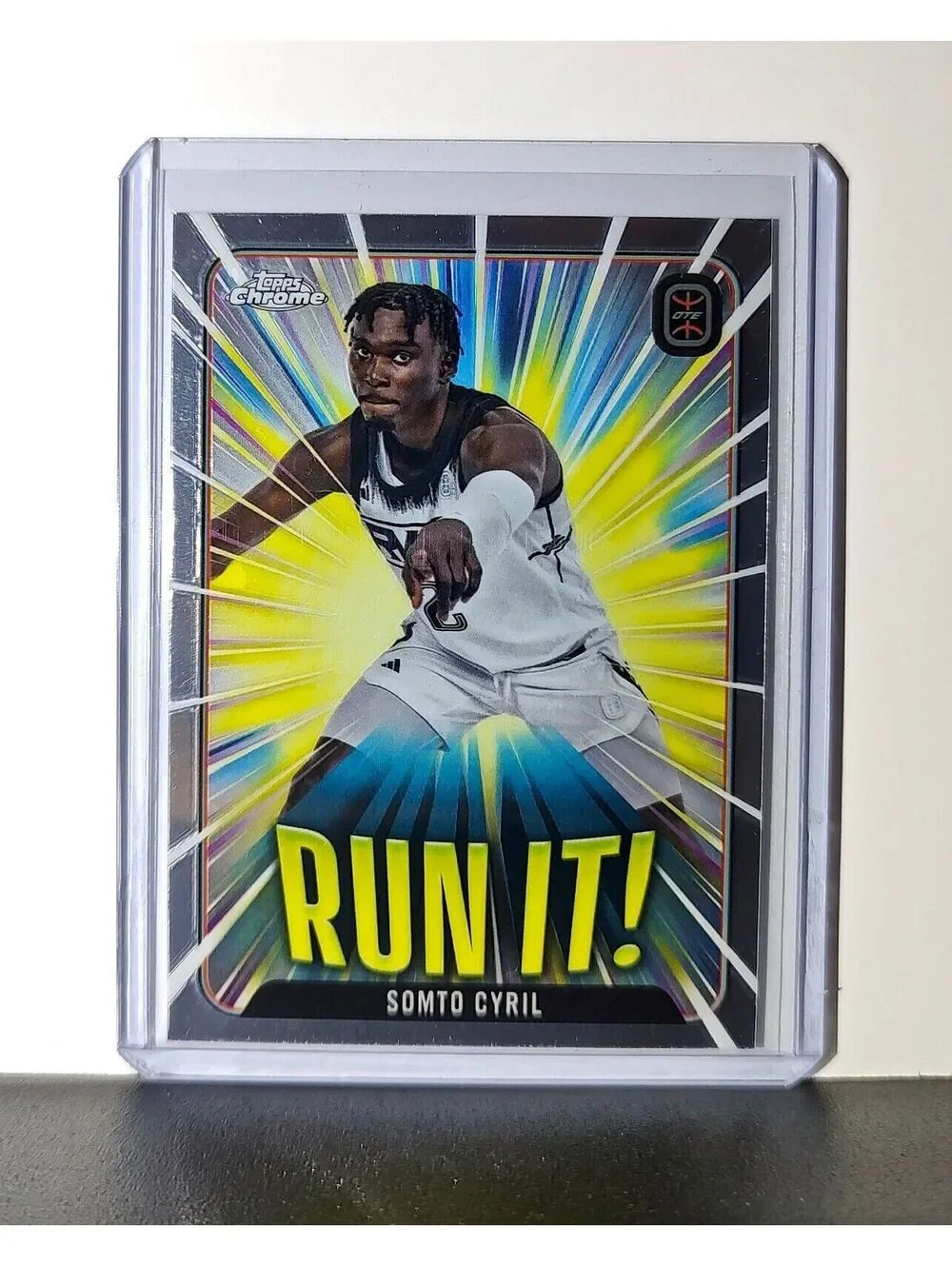Somto Cyril 2023-24 Topps Chrome Overtime #RI-10 Run It Card! RWE